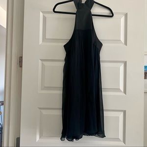 Elie Tahari Black High Neck Dress